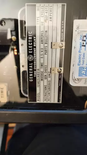 12IAC51A801A GE Overcurrent Relay #2