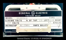 12IAV53L1A GE Undervoltage Relay #3