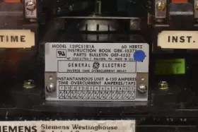 12IFC51B1A GE Inverse Overcurrent Relay #2