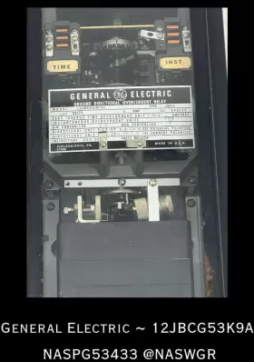 12JBCG53K9A GE Jbcg Directional Overcurrent Relay #3