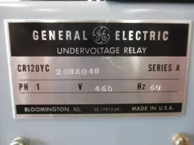 CR120YC20BA04B GE Undervoltage Relay #2