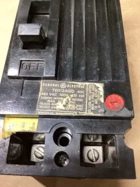 TED124100 GE General Electric Relay Ac Amp #2