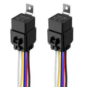 E261 GEBILDET Relay Switch Harness Set Spdt Au Amp Waterproof