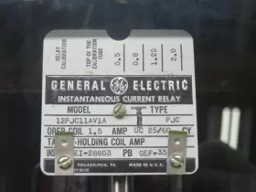 12PJC11AV1A GENERAL ELECTRIC Instantaneous Relay #3