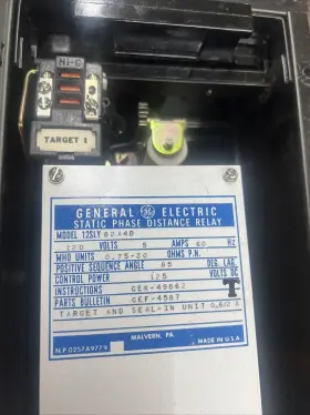 12SLY82A4D GENERAL ELECTRIC Ge Phase Distance Relay Mho #2