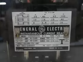 208A8391G-1 GENERAL ELECTRIC Ge Pjc Instantaneous Relay #2