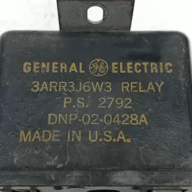 3ARR3J6W3 GENERAL ELECTRIC Ge Relay #3