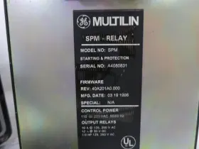 40A201A0.000 GENERAL ELECTRIC Ge Multilin Spm Synchronous #2