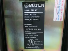 40A210A0.000 GENERAL ELECTRIC Ge Multilin Spm Synchronous Fw #2