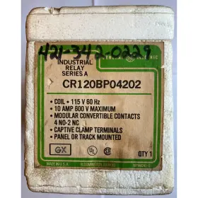 General Electric Cr120bp080 New Cr120bp04202 Relay Series A 115v Captive Clamp Terminals