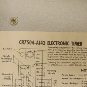 CR7504-A142G1 GENERAL ELECTRIC Timer #2