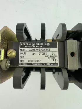 12HEA61A243X2 GENERAL ELECTRIC Ge Multicontact Relay #3