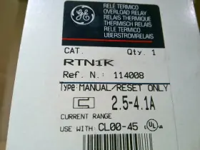 RTN1K GENERAL ELECTRIC Ge Overload Relay