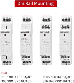 736961740593 GEYA Intermediate Relay Din Rail Switch Ac #3