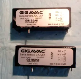 G81B2A5 GIGAVAC Coil Mount Relay Appear
