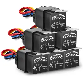 RELAY-402 GOOACC Pack Waterproof Awg Tinned Copper Wires Spdt