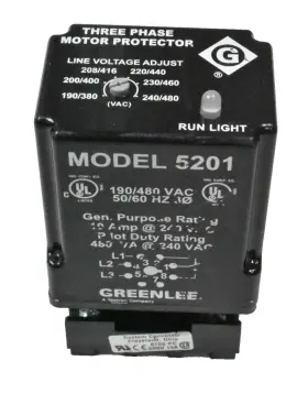 5201 GREENLEE Phase Motor Protector