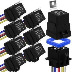 JD2914-8PACK HAMOLAR Pack Car Relay Harness Awg Copper Amp