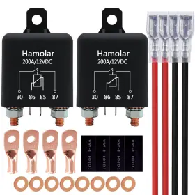 721703426545 HAMOLAR Pack Relay Switch Car Starter Split Amp