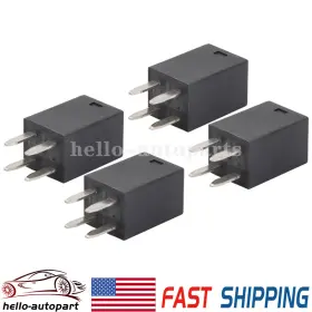 Hello-autoparts 606278382468 303-1ah-c-r1-u01-12vdc Set 4 Fits Song Chuan Ultra Micro Relays Spno 20a 12vd
