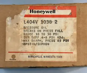 L404V HONEYWELL Pressuretrol Controller #2