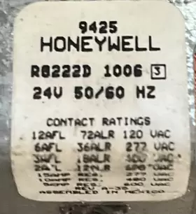 R8222D1006 HONEYWELL Relay #2