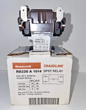 R8228A1014 HONEYWELL Spst Switching Relay Coil Box
