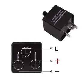 600736949620 HUIQIAODS Pin Led Flasher Relay Turn Signal #3