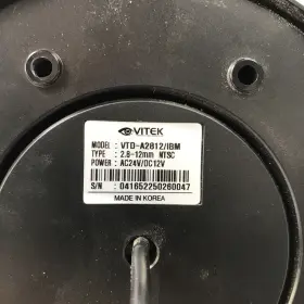 VTD-A2812-IBM IBM Vitek Ntsc Ac Security Camera #3