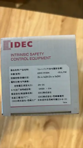 EB3C-R10D IDEC Channel Intrinsic Barrier Relay Vac