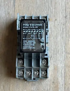 KHAU-17A16-120 IDEC Potter Brumfield Relay Pin Socket Base #3