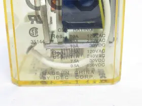 RR2P-ULAC120V IDEC Power Relay Coil #3