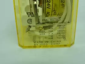 RR3B-UAC24V IDEC Plug Relay Coil #3
