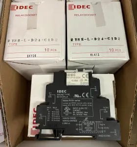 RV8H-L-D24-C1D2 IDEC Relay Din Mount