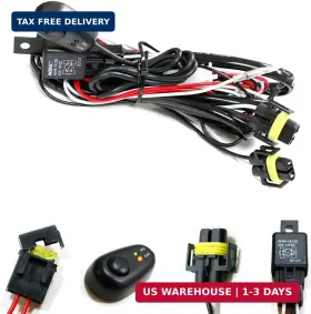 AA1109 IJDMTOY AUTO ACCESSORIES Relay Wire Harness Led Light