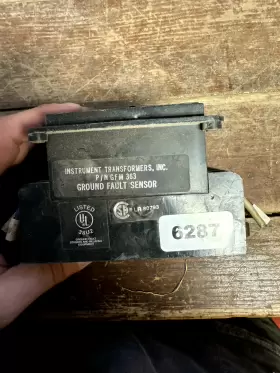 GFM-363 INSTRUMENT TRANSFORMER INC Transformers Fault Relay #3