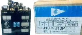J13P20 ITE Pole Contactor Control Relay Amp Nos