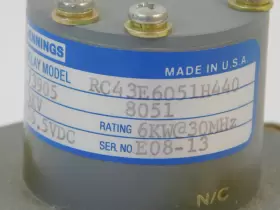 RC43 JENNINGS Vacuum Relay Coax Switch Lc Hardline Connector #2