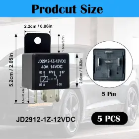 JD2912-1Z-12VDC KALMAEGEE Pack Pin Relay #3
