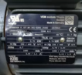 KPER80G4 KEB Mv Vem Motor Tsc #2