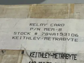 MEM8 KEITHLEY-METRABYTE Relay Card