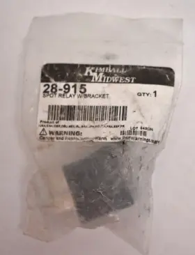 28915 KIMBALL MIDWEST Terminal Spdt Standard Relay Bracket