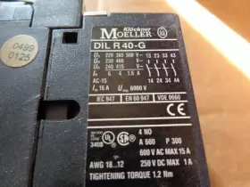 R40-G KLOCKNER MOELLER Contactor Relays Dil #3
