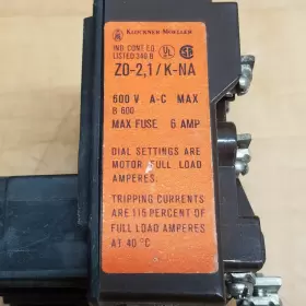 Z0-2.1-K-NA KLOCKNER MOELLER Overload Relay #2