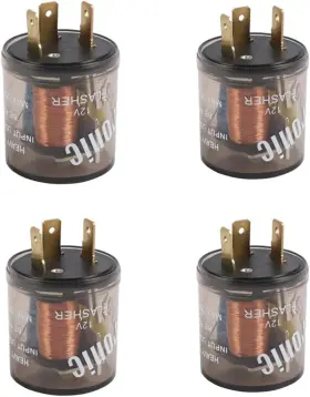 313087573504 LDMINDA Pin Led Flasher Relay Round Turn
