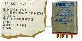 9346-8245 LEACH Relay Nsn Nos