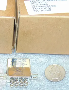 JL-D2A-090 LEACH Nos Balanced Force Relay Pdt Vac Amp