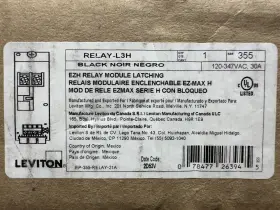 RELAY-L3H LEVITON Ez Latching Box
