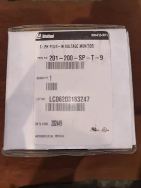 201-200-SP-T-9 LITTELFUSE Plug Voltage Monitor
