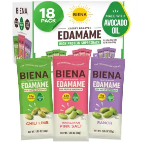 744110901078 Crispy Roasted Edamame Beans Snack High Protein